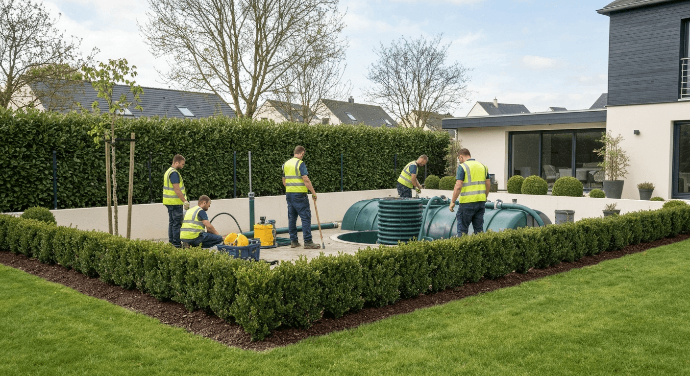 Fosse septique 3000L : dimensionnement et prix - AER Assainissement Fosse Septique en Ile-de-France